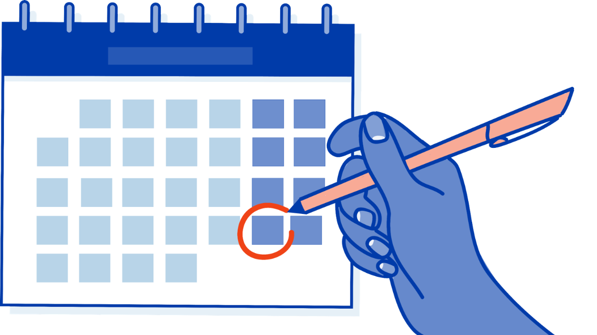 Tidsplaneringskalender